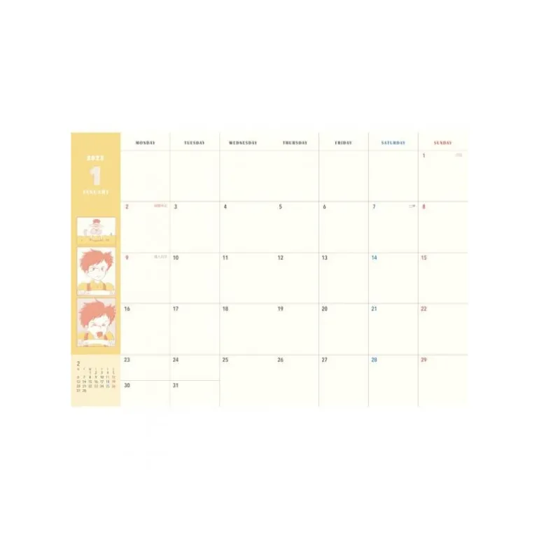 Agenda 2023 Sieste de Mei - Mon Voisin Totoro