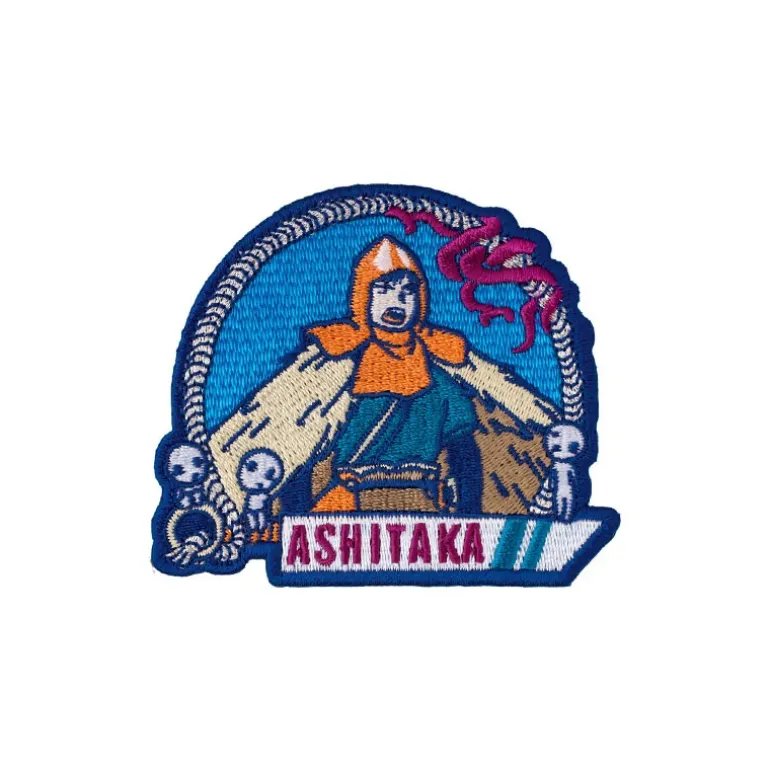 Badge broderie autocollant Ashitaka - Princesse Mononoké