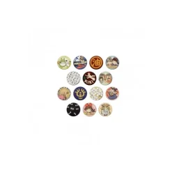 Badge Mystere Couleur Bleu - Studio Ghibli