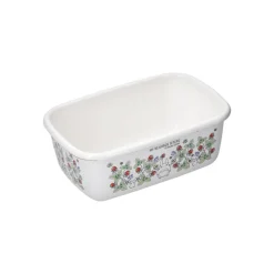 Beurrier émail avec couvercle bois Noiraudes 500ml - Mon Voisin Totor