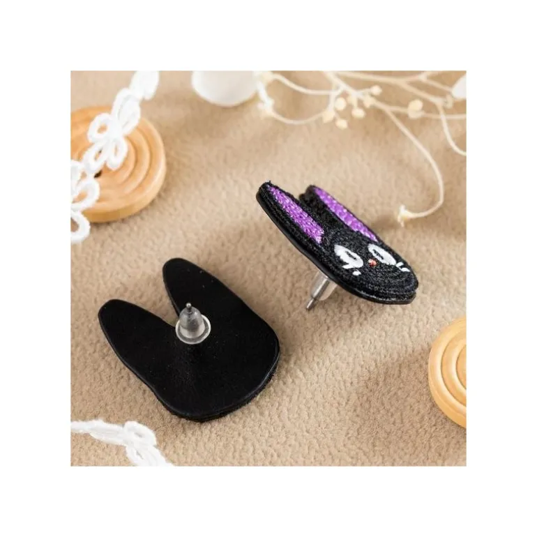 Bijou Boucle d’oreilles Broderie Jiji - Kiki la petite sorcière