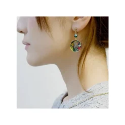 Bijou Boucles d’oreilles à clips Louise & Baron Vitrail - Si tu tends