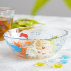 Bol transparent 13cm Ponyo sous la mer - Ponyo sur la falaise