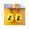 Boucles d’oreilles fantaisie jaunes Jiji - Kiki la petite sorcière