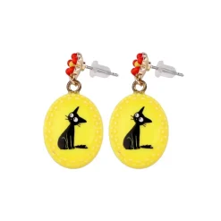 Boucles d’oreilles fantaisie jaunes Jiji - Kiki la petite sorcière