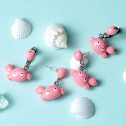 Boucles d’oreilles Mei crabe - Mon Voisin Totoro