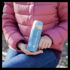 Bouteille Thermos 350ml Bleu mat - Mon Voisin Totoro