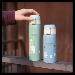 Bouteille Thermos 350ml Bleu mat - Mon Voisin Totoro