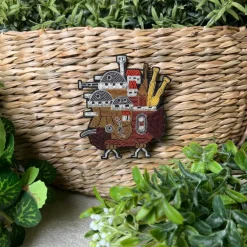 Broche Cannetille Château de Howl - Le Château Ambulant