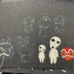 Broche cannetille Esprit de la forêt - Princesse Mononoké