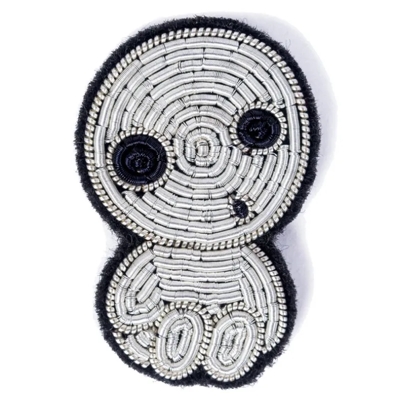 Broche cannetille Kodama assis - Princesse Mononoké