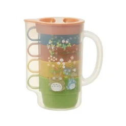 Carafe Et 4 Tasses Totoro Fleur - Mon Voisin Totoro