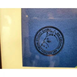 CELLULOID D'ART KIKI LIVRE UN CADEAU- STUDIO GHIBLI