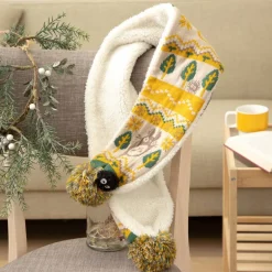 Écharpe à pompons Totoro & Noiraudes - Mon Voisin Totoro