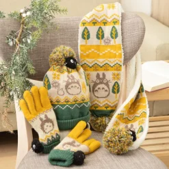 Écharpe à pompons Totoro & Noiraudes - Mon Voisin Totoro