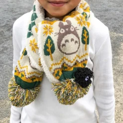 Écharpe à pompons Totoro & Noiraudes - Mon Voisin Totoro