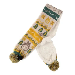 Écharpe à pompons Totoro & Noiraudes - Mon Voisin Totoro