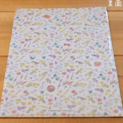 Chemise A4 avec 3 rabats Fleurs - Kiki la petite sorcière