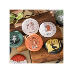 Collection de badges vintage 10 PCS - Princesse Mononoké