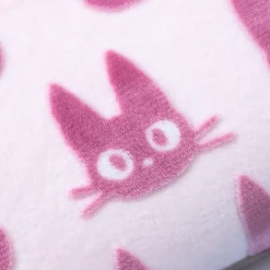 Coussin brique moiré Jiji silhouette   - Kiki la petite sorcière