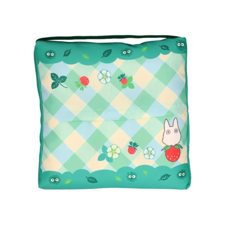 Coussin Totoro Fraises 30 x 30 cm - Mon Voisin Totoro