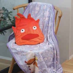 Couverture coussin Calcifer - Le Château ambulant