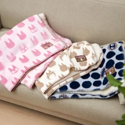 Couverture moirée Jiji silhouette 70x100 cm - Kiki la petite sorcière