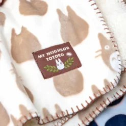 Couverture moirée Totoro silhouette 70x100 cm - Mon Voisin Totoro