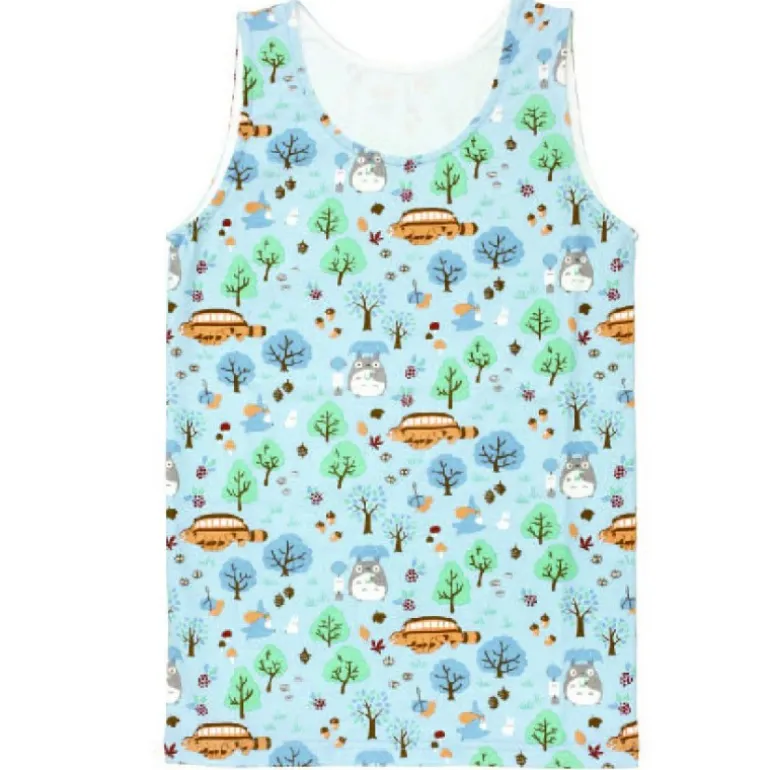 Débardeur À Motif Totoro Bleu Clair (Femme) - Mon Voisin Totoro