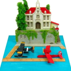 Diorama papier Adriano & hydravion de chasse - Porco Rosso