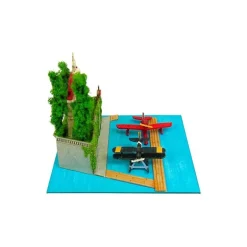 Diorama papier Adriano & hydravion de chasse - Porco Rosso