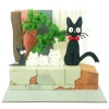 Diorama papier Jiji et chatons - Kiki la petite sorcière
