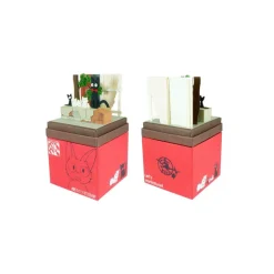 Diorama papier Jiji et chatons - Kiki la petite sorcière