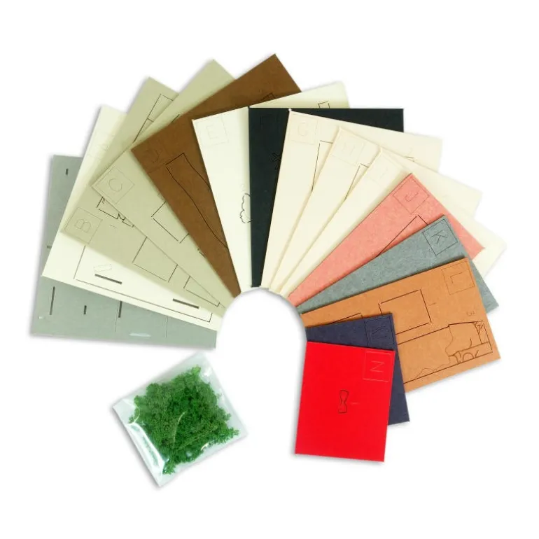 Diorama papier Jiji et chatons - Kiki la petite sorcière