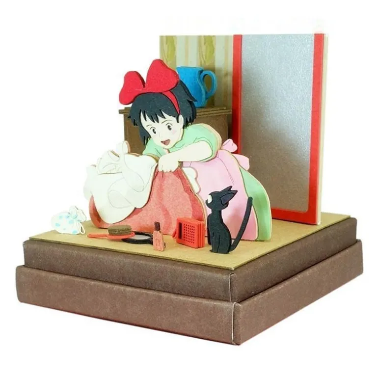 Diorama papier Kiki s’envole - Kiki la petite sorcière