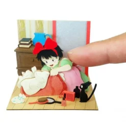 Diorama papier Kiki s’envole - Kiki la petite sorcière