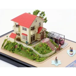 Diorama papier Maison de Sosuke & Ponyo - Ponyo sur la falaise