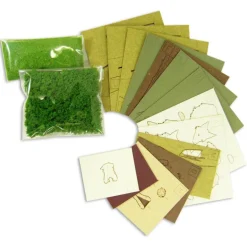 Diorama papier San & Loup Moro  - Princesse Mononoké