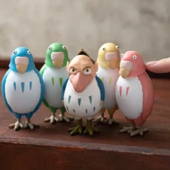 Figurine Bobble head Perruche Verte - Le Garçon et le Héron