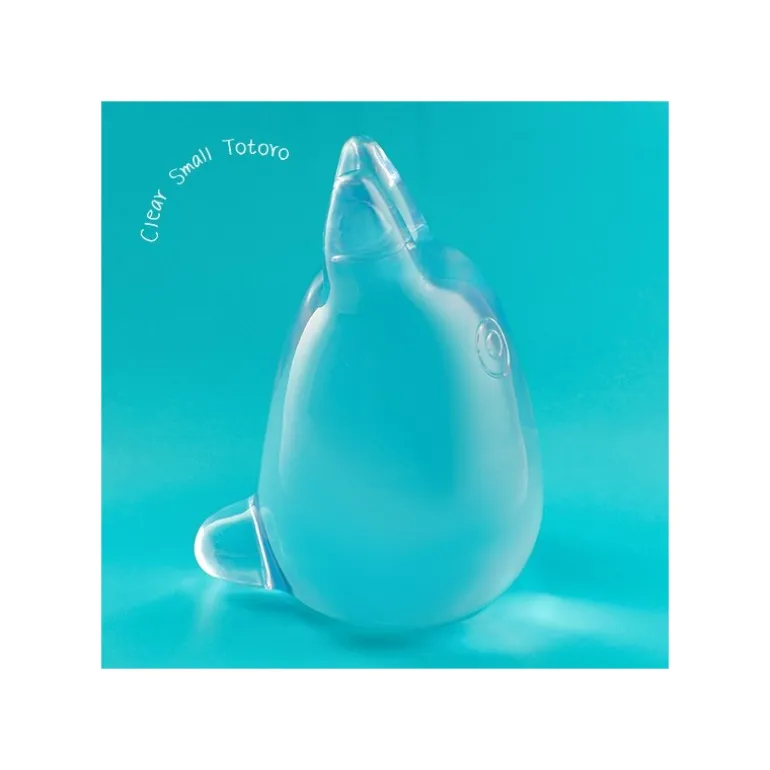 Figurine Cristal Arc En Ciel Totoro Blanc - Mon Voisin Totoro