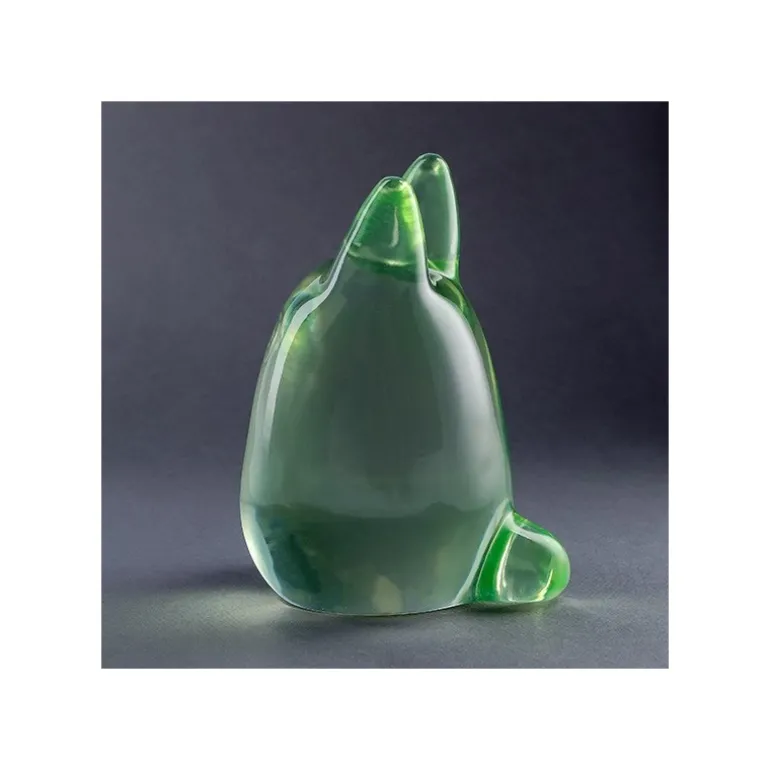 Figurine Cristal Vert Totoro Blanc - Mon Voisin Totoro