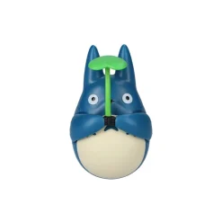 Figurine Culbuto Totoro Bleu avec feuille - Mon Voisin Totoro
