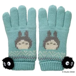 Gants Totoro Hiver Bleu – Mon Voisin Totoro