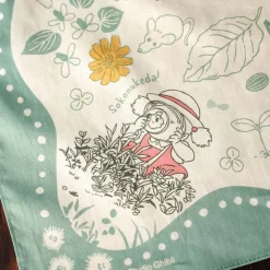 Grand mouchoir Mystérieuse rencontre 53x53 cm - Mon Voisin Totoro