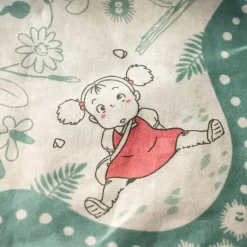 Grand mouchoir Mystérieuse rencontre 53x53 cm - Mon Voisin Totoro