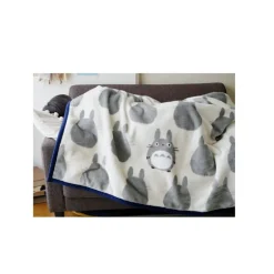 Grande couverture Silhouette Totoro Gris 200x140 cm - Mon Voisin Toto
