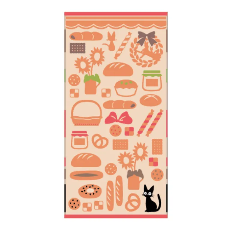 Grande Serviette Boulangerie de Jiji 60x120 cm - Kiki la petite sorci