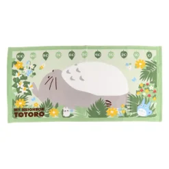 Grande Serviette Toise Totoro se repose 60x120 cm - Mon Voisin Totoro