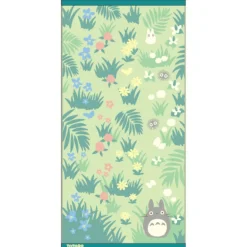 Grande Serviette Totoro & Papillon 60x120 cm - Mon Voisin Totoro