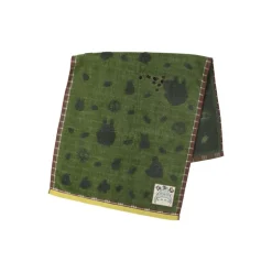 Grande serviette Vert Automne 60x120 cm - Mon Voisin Totoro